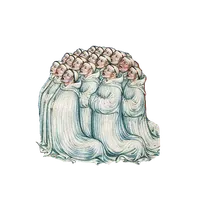 Monks singing from a book
