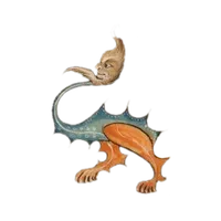 A strange manuscript creature